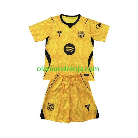 FC Barcelona Camisola Guarda-redes Criança Equipamento Quarto Manga Curta 2026-2027